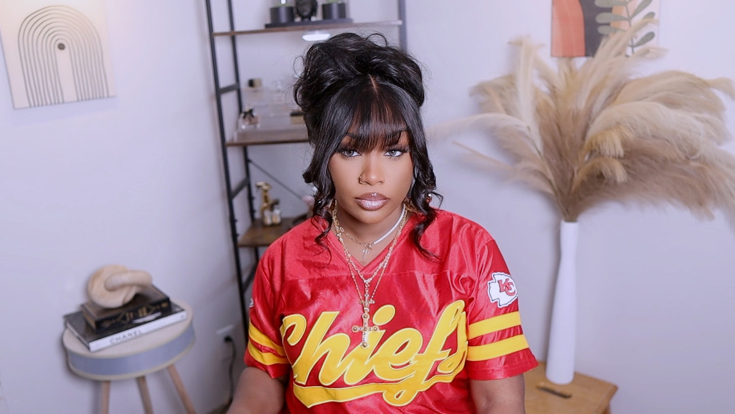 GLUELESS PRE-EVERYTHING Fluffy Curtain Bangs Wig UNice Hair