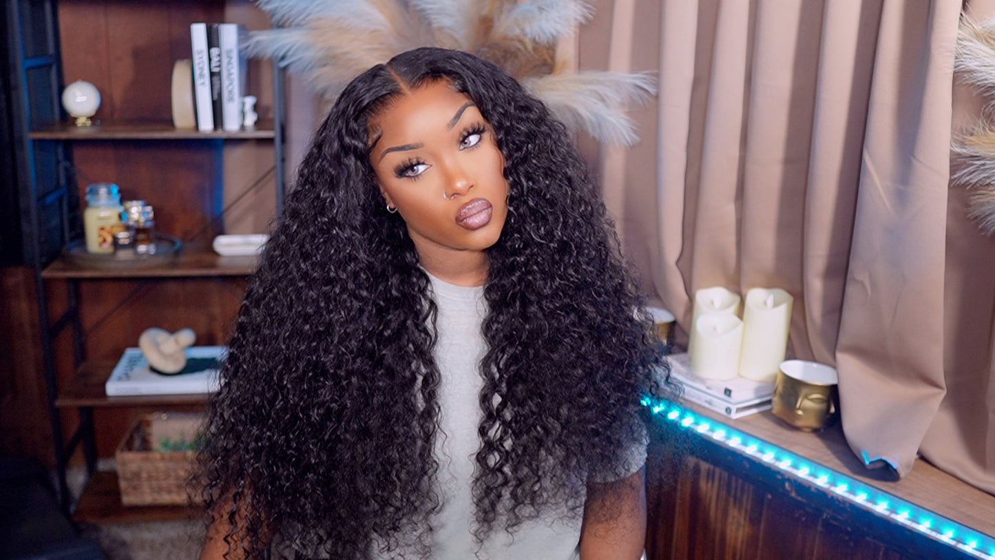 Reshine Hair 4*4 Closure Water Wave Wig 28inch