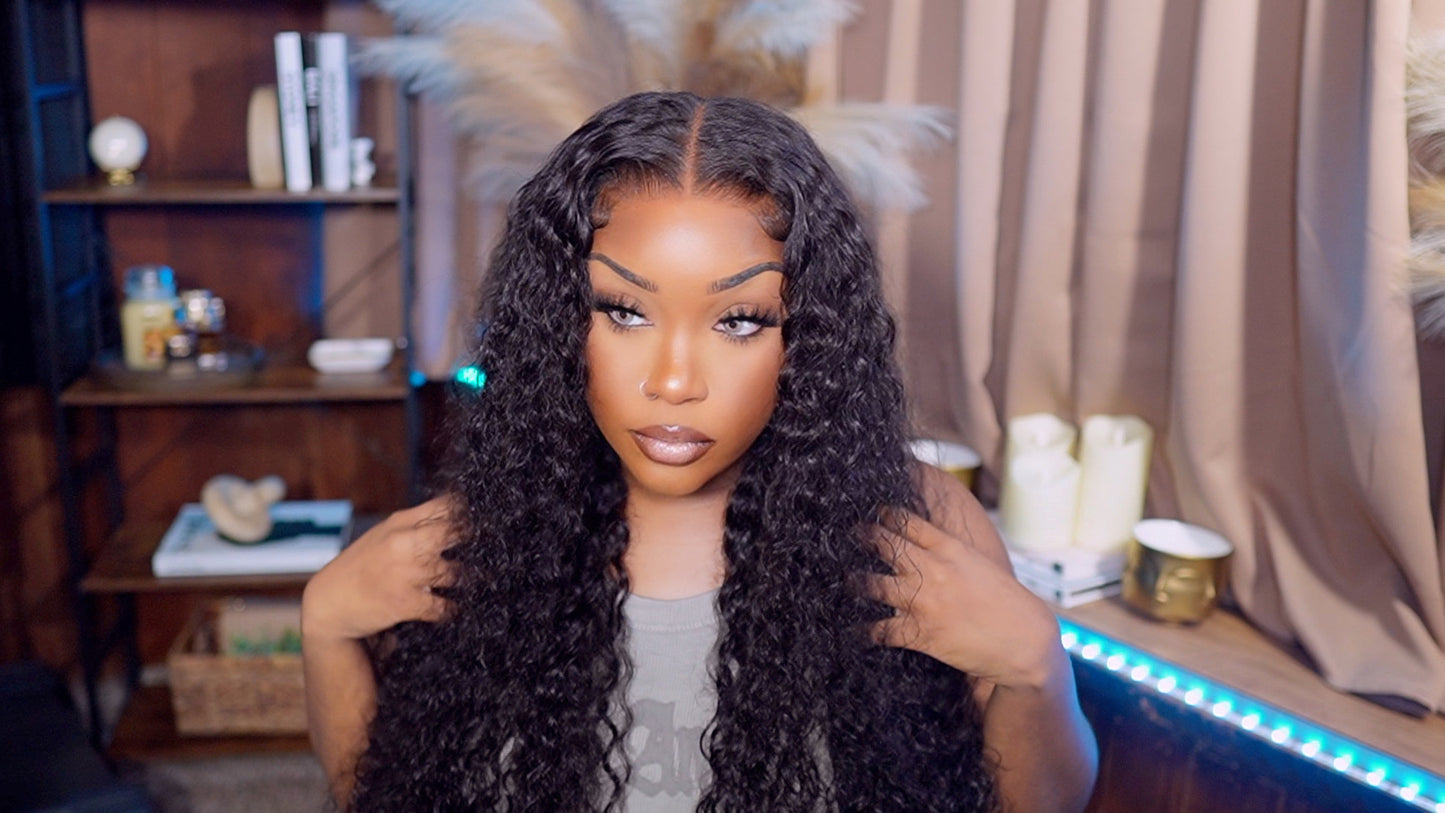 Reshine Hair 4*4 Closure Water Wave Wig 28inch