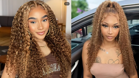Unice Hair 13x4 Ombre Honey Curly Wig - Brand New