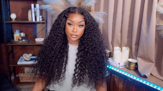 Reshine Hair 4*4 Closure Water Wave Wig 28inch