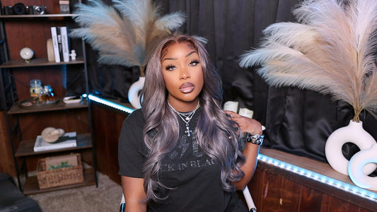 Unice Hair 13*6 Ash Violet Brown Wig
