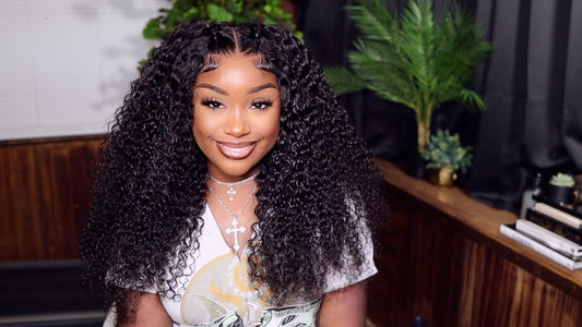 Nadula Hair 4*4 Jerry Curl Closure Wig